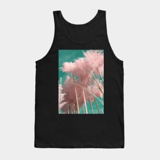 Pampas Grass Pink Wall Art Tank Top